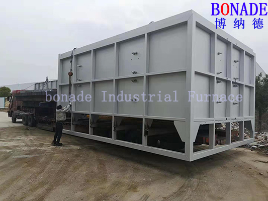 大型台车式电阻炉发货现场