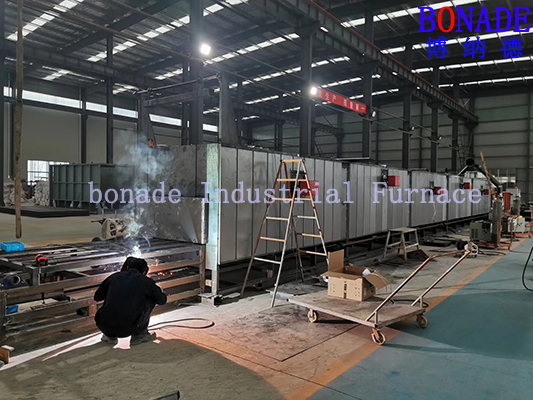 燃气式冒口炉制造现场