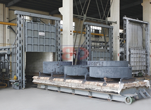 12米新型法兰燃气热处理炉