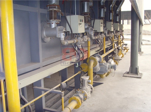 天然气台车炉燃烧系统