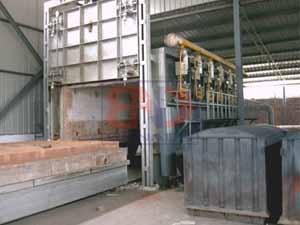 发生煤气式台车炉