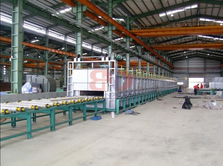 铝合金铝板连续淬火炉