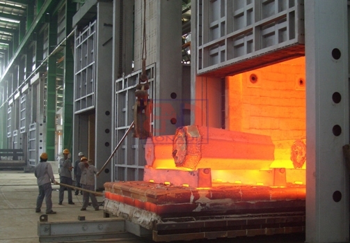 12×3m高温台车式燃气炉