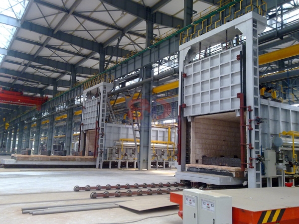 大型全纤维台车式电阻炉