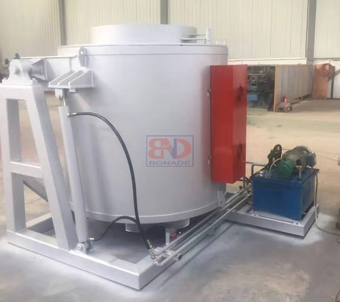 可倾坩锅快速熔铝炉