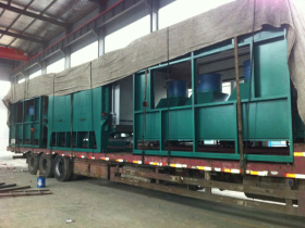 公司电炉发货现场