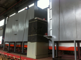 公司电炉发货现场